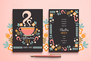 Covent Garden Tea Invitation