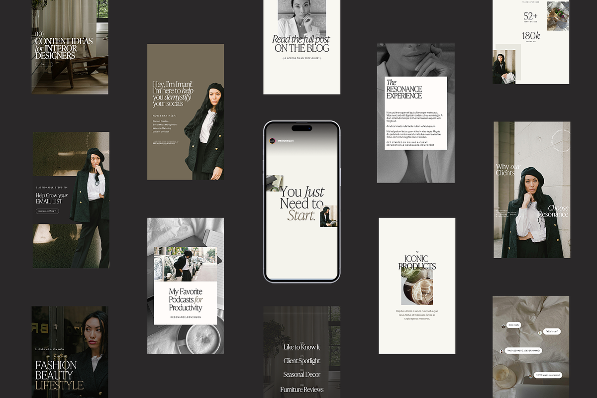 Luxurious Canva Social Media Templates