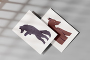 Wolf, wild forest animals set, an Animal Illustration by Good Studio (Thumbnail 6 of 8)