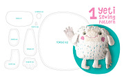 MERRY CHRISTMAS! YETI SET., a Decorative Illustration by Alena Razumova (Thumbnail 3 of 4)