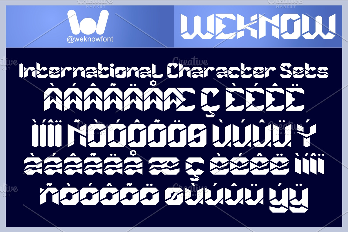 Autonomous Flight font, a Blackletter Font by weknow (Photo 8 of 8)