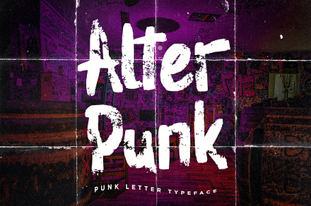 Alter Punk – Punk Letter Typeface