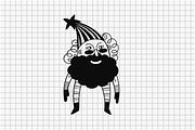 Christmas Gnomes Hand Drawn Set, an Illustration by Art's and patterns (Thumbnail 7 of 7)