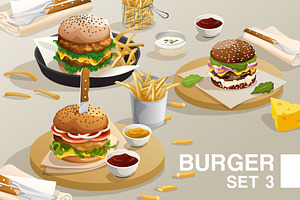Big Set of Burgers 03