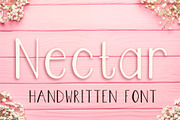 Nectar - Modern Handwritten Font, a Script Font by Aesthetic Printables (Thumbnail 1 of 6)