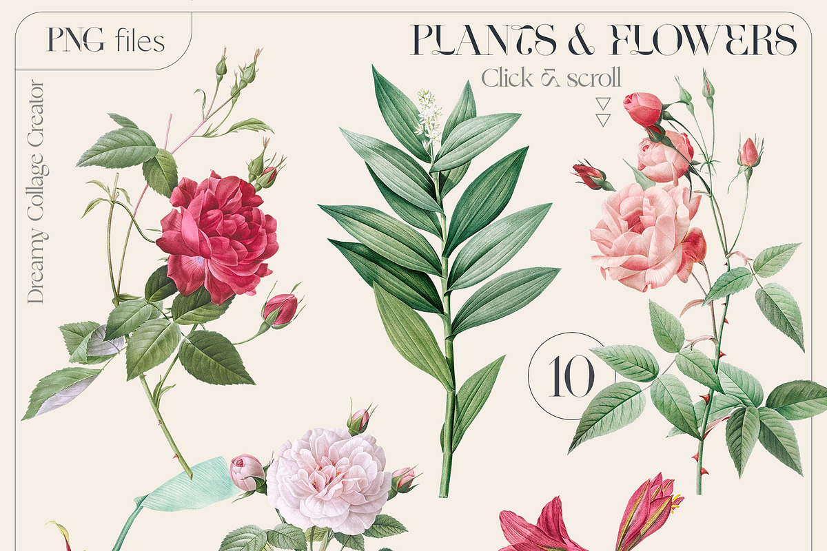 DREAMY Collage Creator. Vintage Art, an Object Graphic by Oksana Trygub (Photo 7 of 22)