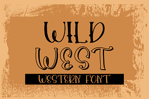 Wild West - A Western Font