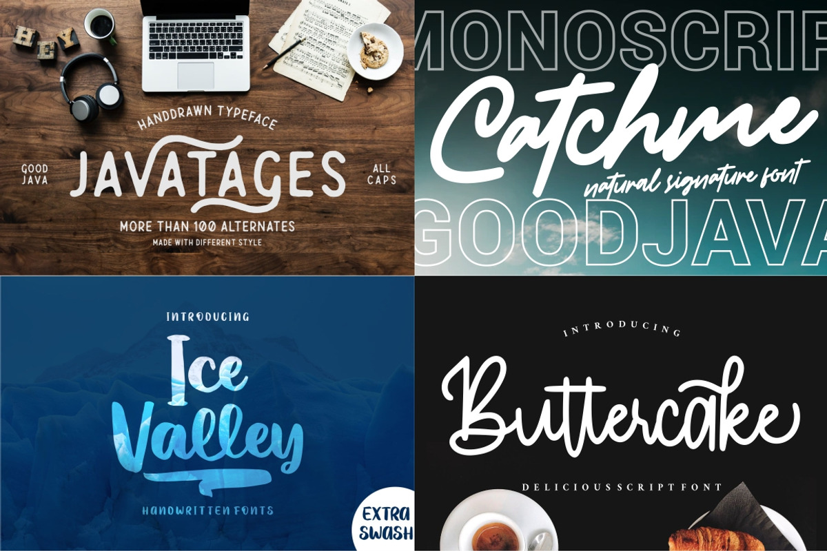 The Handwritten Bundle Fonts, a Script Font by Good Java Studio (Photo 10 of 19)