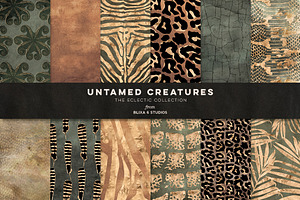 Untamed Creatures: Gold Animal Skins