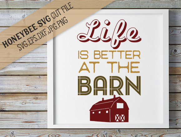 Life is Better at the Barn, a Decorative Illustration by JBArt Clipart