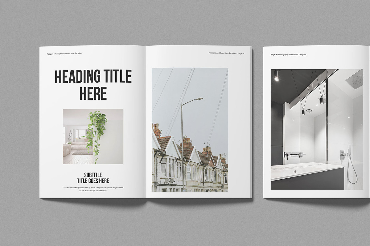 Photography Album Book Layout, a Magazine Template by Work-Envance (Photo 3 of 9)