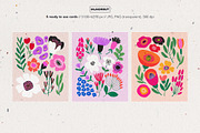 Abstract Modern Floral Graphics, a Decorative Illustration by likorbut (Thumbnail 5 of 7)
