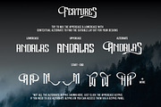 Andalas Typeface, a Blackletter Font by 160 Studio (Thumbnail 4 of 8)