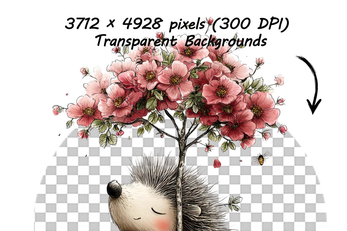Whimsical Spring Flowers Farm Animal, a Graphic by one-touch (Photo 13 of 16)