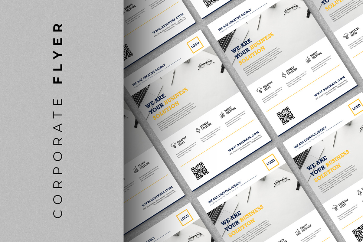 Corporate Flyer, a Flyer Template by Ahsanjaya (Photo 2 of 3)
