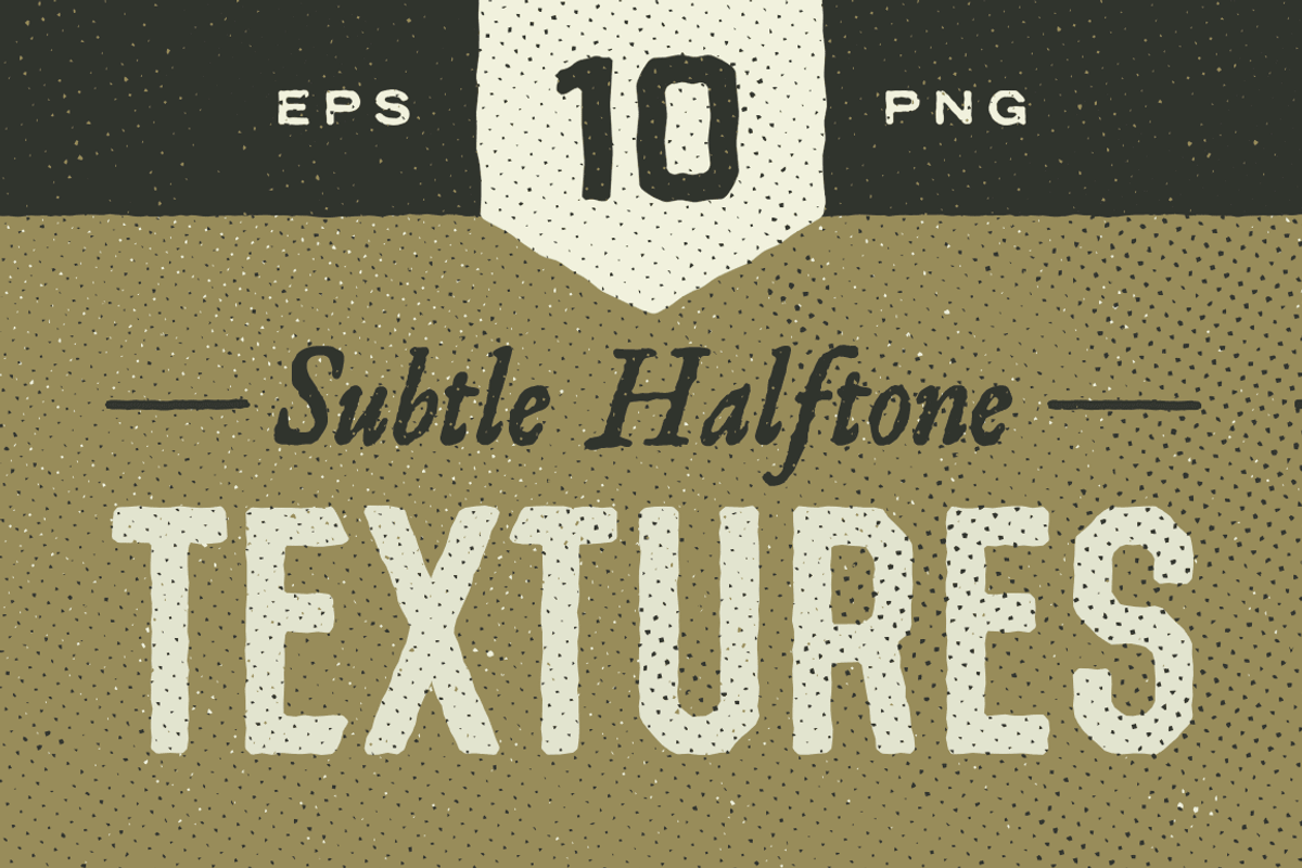 Subtle Halftone Textures