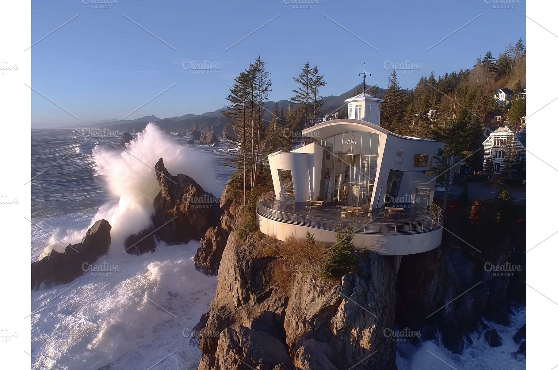 An aerial view showcases a stunning, a Nature Photo by ZinetroN