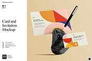 Card and Invitation Mockup, a Product Mockup by Sweetdady (Thumbnail 1 of 4)