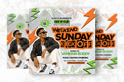 WEEKEND SUNDAY KICK OFF PARTY FLYER, a Flyer Template by Shajib Shikder (Thumbnail 2 of 2)