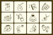 Adventure Drawing Art Set, an Outline Icon by Vectors Market (Thumbnail 5 of 8)