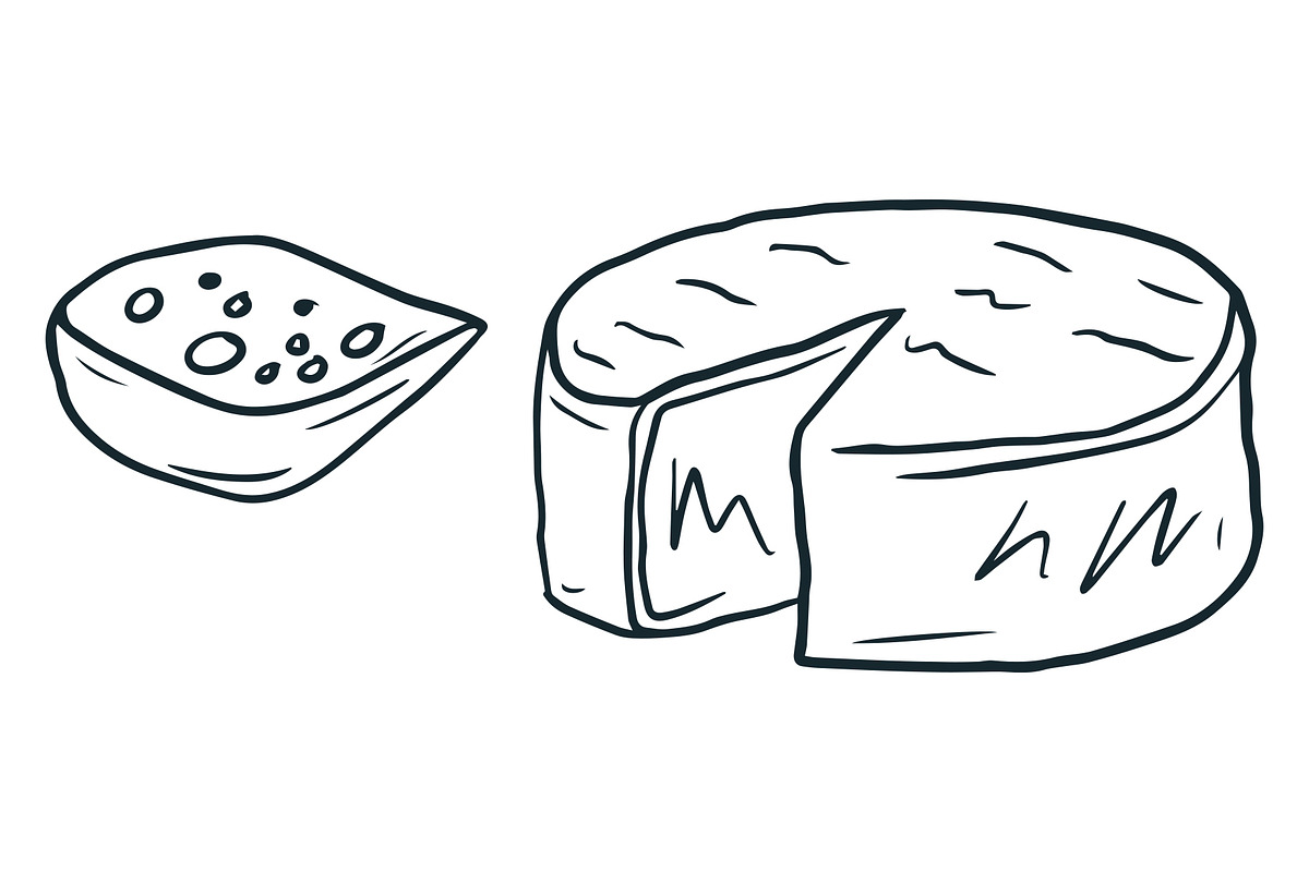 Vector Cheese Graphics, an Illustration by Dorey Kronick Art&Design (Photo 13 of 22)