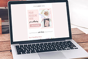 Canva & Mailchimp Template | Blush, an Email Template by Thirty One Palms Studio (Thumbnail 7 of 7)