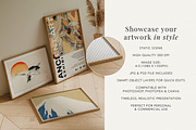 Gallery Wall Frame Set Mockup, a Mockup by Paper Flowers Studio (Thumbnail 2 of 5)