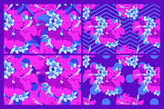 16 Ultraviolet Tropic Patterns, a Pattern Graphic by Alexander Baidin (Thumbnail 4 of 10)