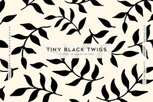 Tiny Black Twigs