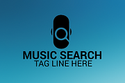 Music Search Logo, a Branding & Logo Template by sologeek (Thumbnail 1 of 3)