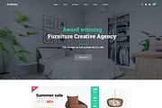 Pts Arthome – Modern Furniture, a Bootstrap Template by Prestabrain (Thumbnail 1 of 6)
