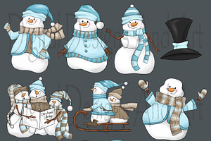 Snowman Clipart