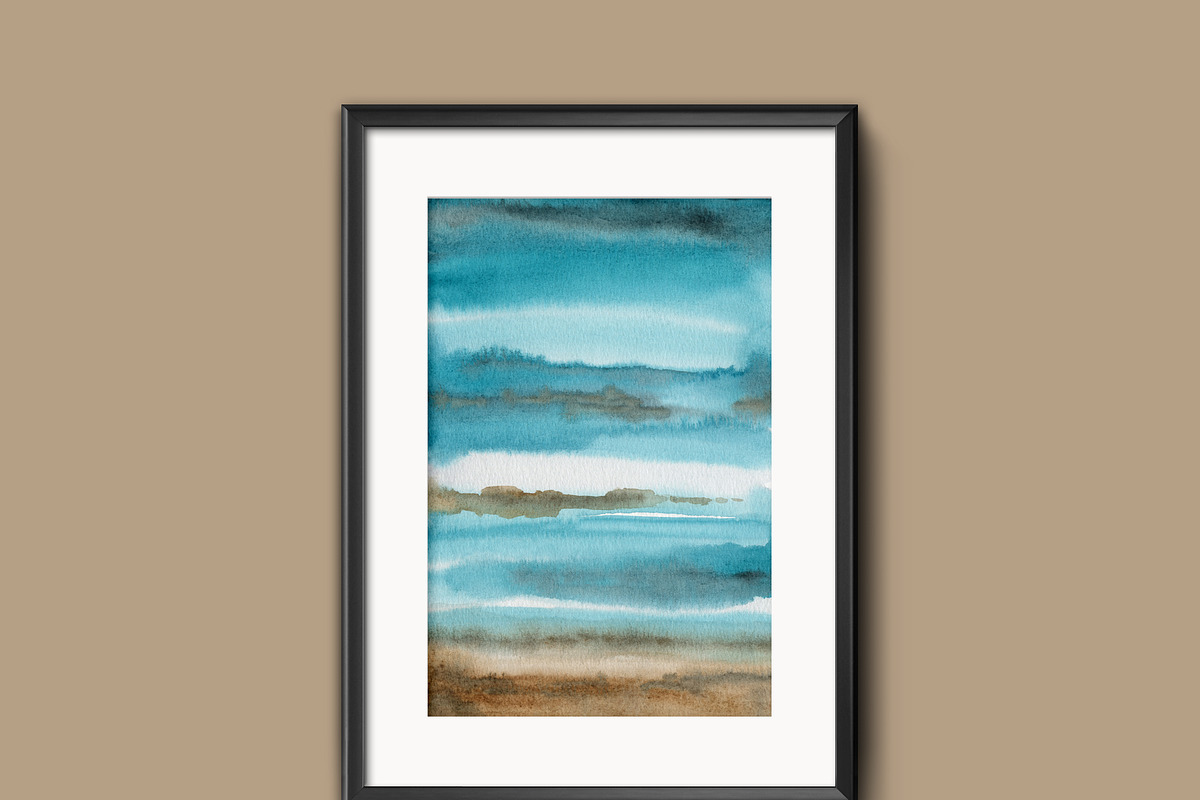 Misty Watercolor Landscapes, a Background Graphic by Marmoris.Arts (Photo 15 of 18)