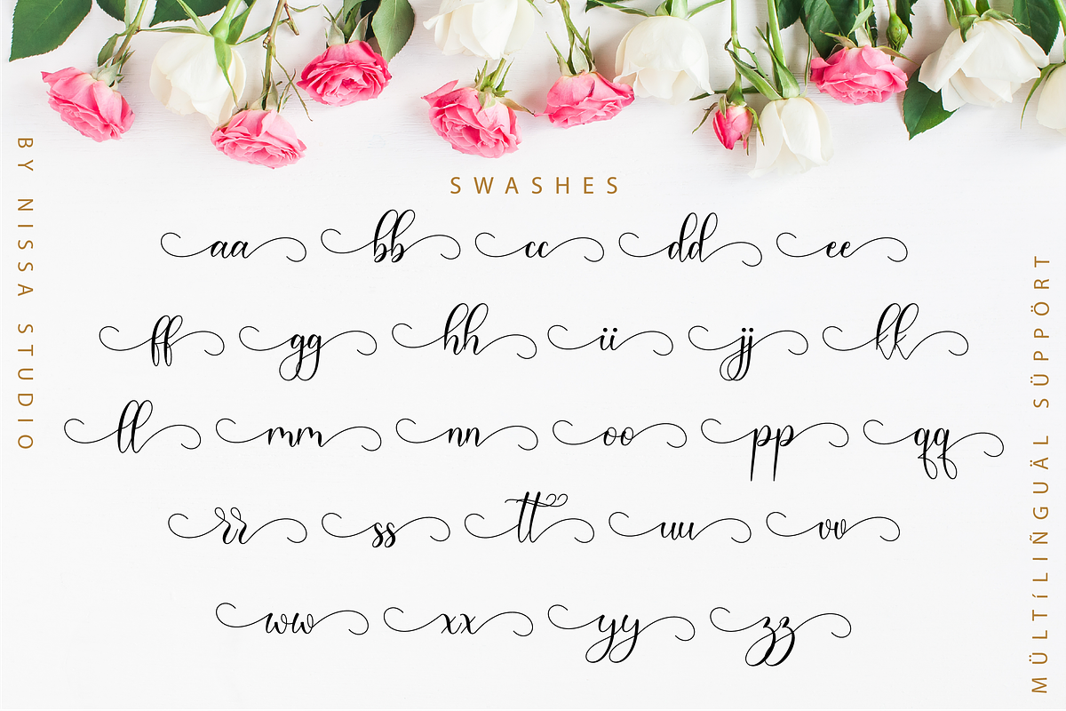 Endenesilia Script, a Script Font by Nissa Studio (Photo 12 of 12)