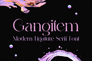Gangitem - Serif Font, a Serif Font by 177Studio (Thumbnail 1 of 8)