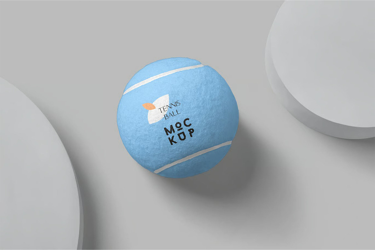 Tennis Ball Mockups, a Product Mockup by megostudi0 (Photo 5 of 6)