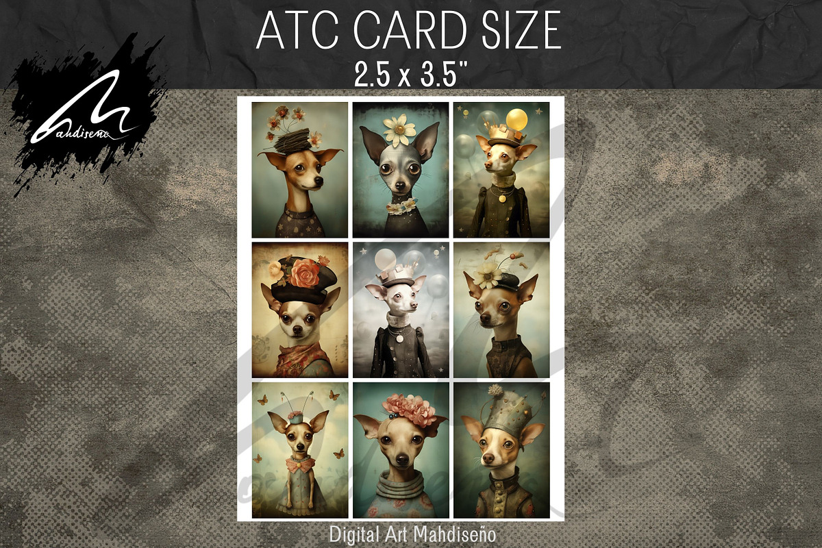 Printable Surreal Cute Dog, an Animal Illustration by Digital Art Mahdiseño (Photo 9 of 9)