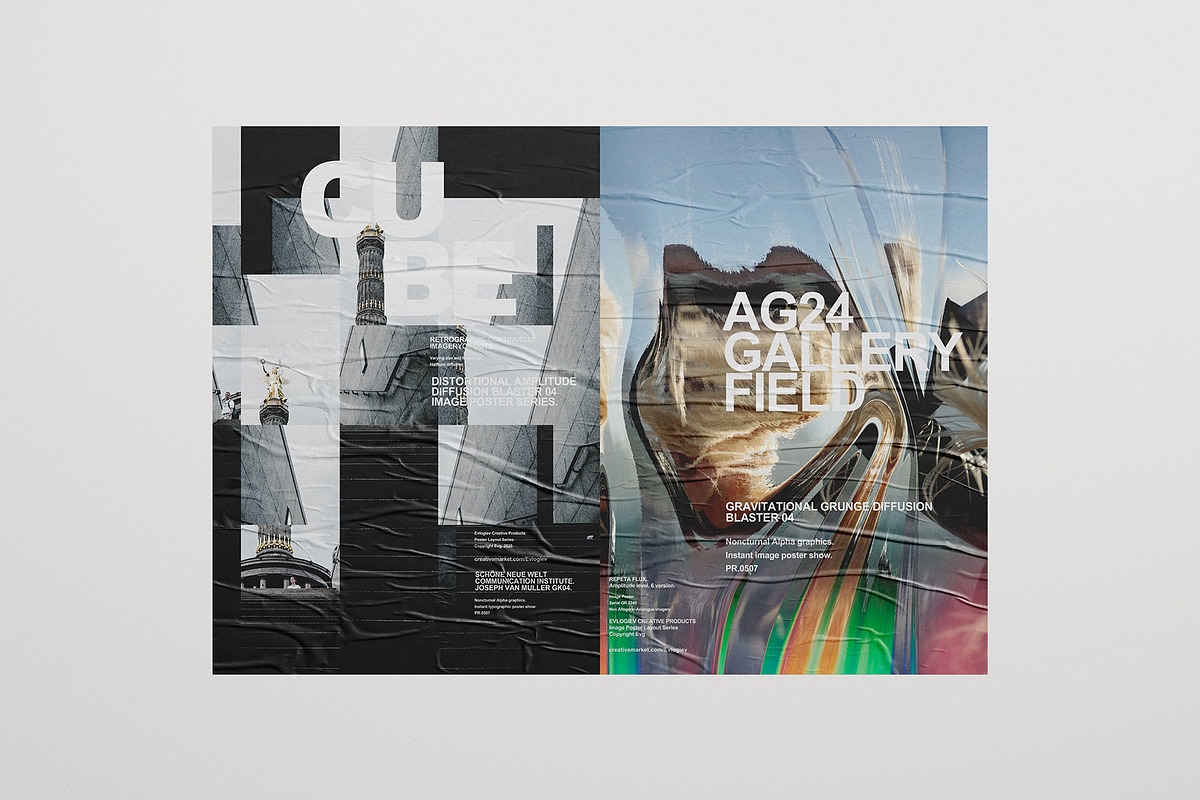 Distorted Image Posters, a Design Template by Evlogiev Studio (Photo 12 of 14)