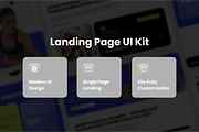 Pioneer - Gym Fitness Landing Page, a Landing Page Template by SquidPixey (Thumbnail 2 of 5)