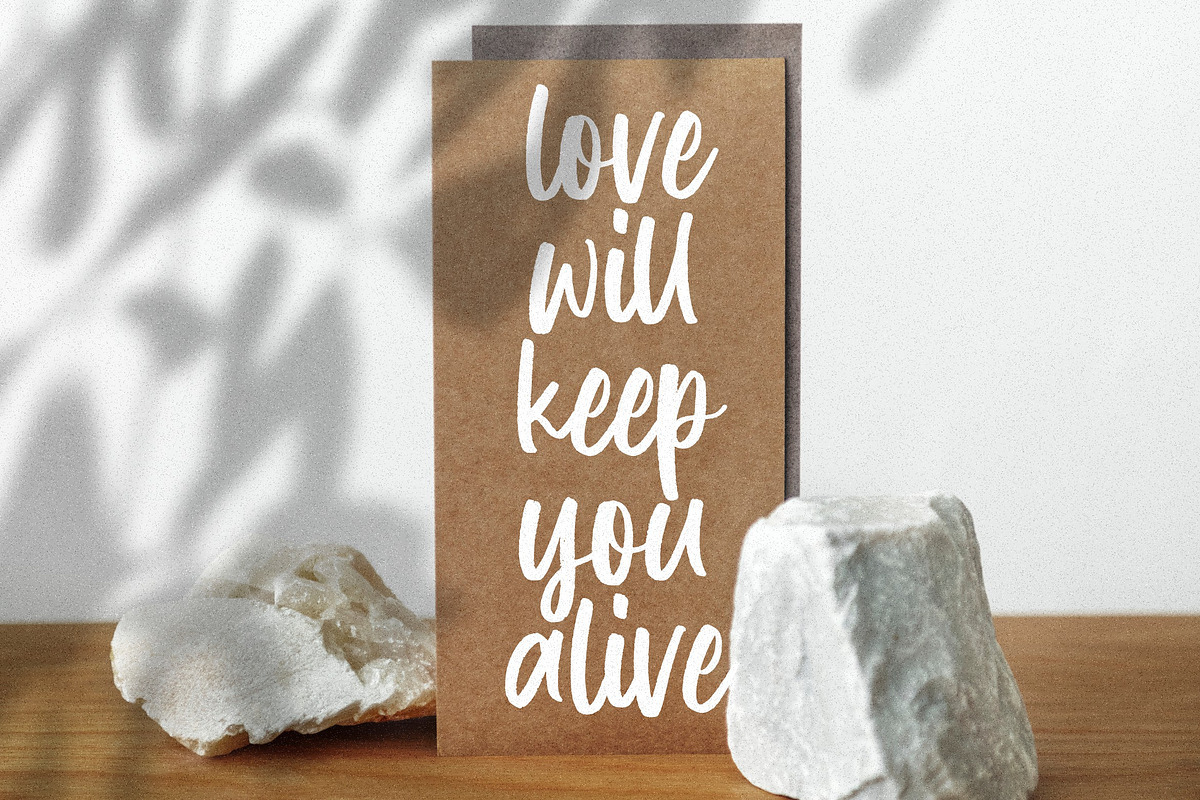 Peanut Toast - Handbrushed Font, a Script Font by Letterative Studio (Photo 2 of 5)