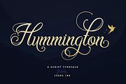 Hummington, a Script Font by Zeune Type Foundry (Thumbnail 1 of 15)