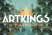 Pinkhoff Caps - Art Deco Font, a Blackletter Font by TypeFaith Fonts (Thumbnail 7 of 10)