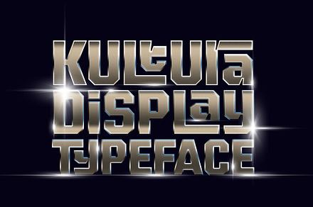 Kultura Display Typeface, a Sans Serif Font by Designsation