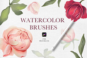 Watercolor brushes for Procreate, a Brush Add-On by Spark Studio Brushes (Thumbnail 1 of 11)