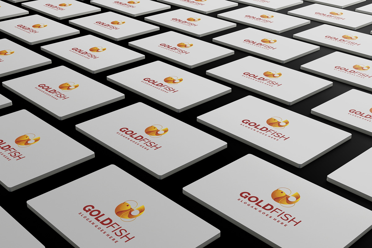 Gradient Modern Gold Fish Logo, a Branding & Logo Template by Artnivora.Std (Photo 4 of 4)