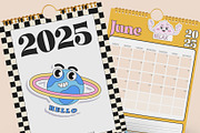 Calendar 2025 Printable | Template, a Poster Template by Emilly Studio (Thumbnail 1 of 3)