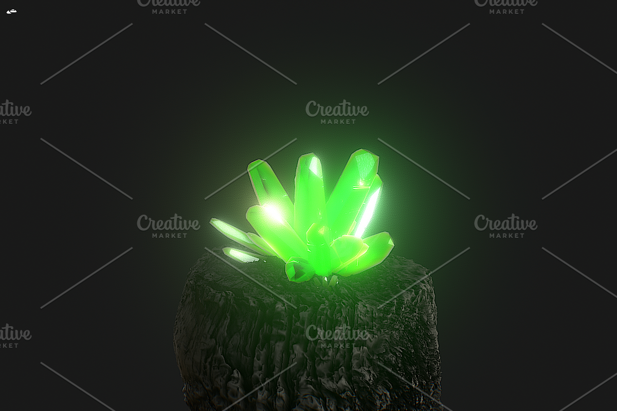 Crystal 3D High Poly, an Environmental 3D Model by Erdem Haksal (Photo 1 of 4)