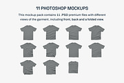 Alstyle Apparel 1301 T-Shirt Mockups, a Shirt Mockup by GraphicHero (Thumbnail 2 of 9)