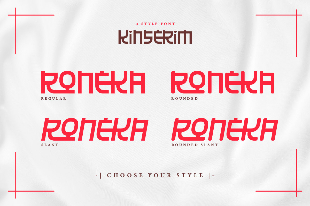 Kinserim - Korean Style Font, a Sans Serif Font by twinstd (Photo 2 of 10)