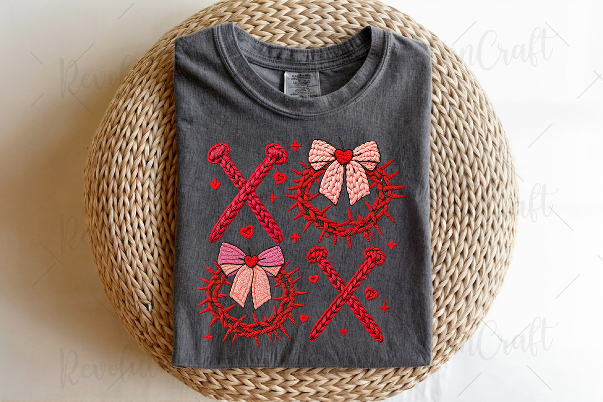 Yarn Crochet XOXO Valentine Jesus Pn, an Illustration by OK Design (Photo 3 of 4)